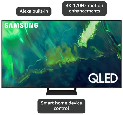 Image of SAMSUNG 55-Inch Class QLED Q70A Series - 4K UHD Quantum HDR Smart TV with Alexa Built-in (QN55Q70AAFXZA)