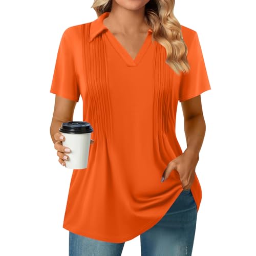 Camiseta Deporte Mujer Verde Camisetas Manga Corta Mujer Talla Grande Camiseta Blanca Hombre Camison Lactancia Camisetas Blancas Mujer Manga Corta Blusas Mujer Verano Tallas Naranja L