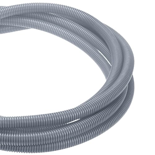DMiotech 20ft Wire Loom Split Tubing 5/8 Inch(15.9mm) ID Gray
