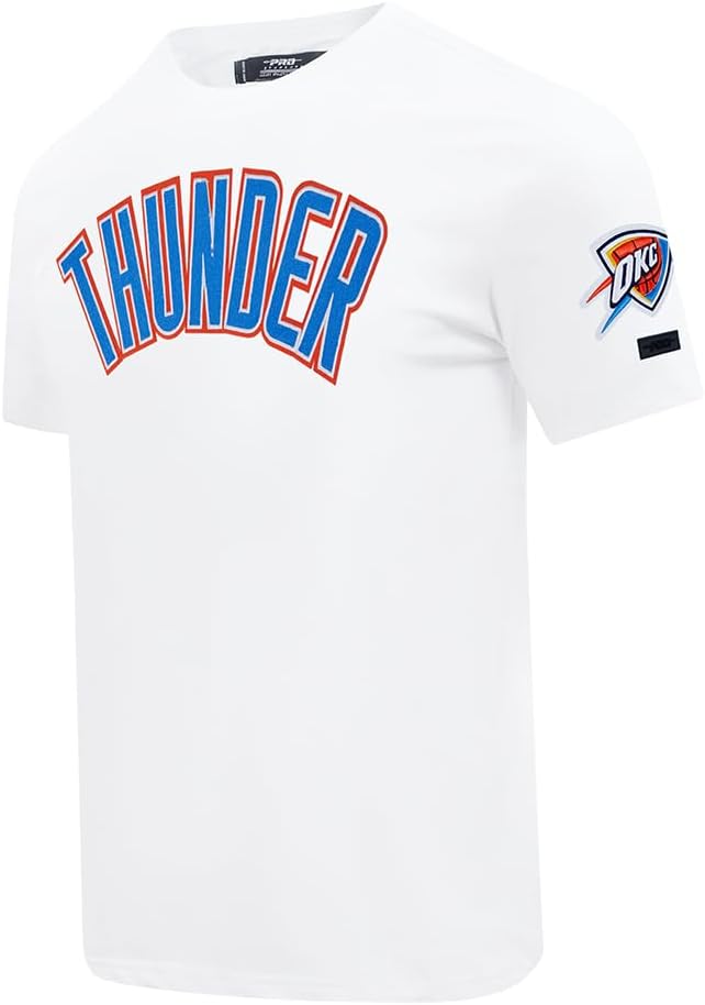 Pro Standard Mens NBA Oklahoma City Thunder Shai Gilgeous-Alexander #2 Classic Player Short Sleeve Tee White M - Image 3