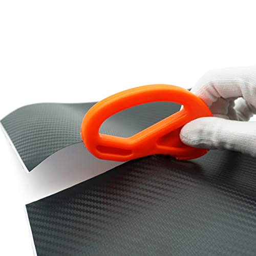 CARTINTS Vehicle Window Film Tint Kit Vinyl Wrap Tools with Safety Vinyl Knife, 9mm Utility Knife, Felt Squeegee, Water Squeegee, Scrapers - Thumbnail 7