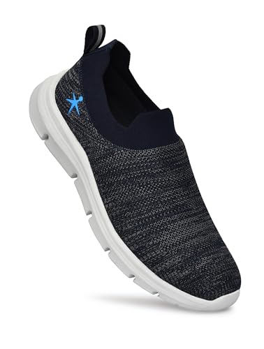 Image of HEALTH FIT Extra Soft Sports Shoes with Memory Foam Comfortable & Lightweight Breathable Without Lace for Walking Jogging Gym Shoes Cushion Casual Regular Wear Shoes for Men's Gent's HF727NEW