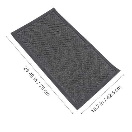 Tapis entrée intérieur absorbant eau antidérapant lavable pour sol