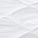 Amazon Basics Hypoallergenic Quilted Mattress Topper Pad, 18 Inches Deep, Twin XL, White