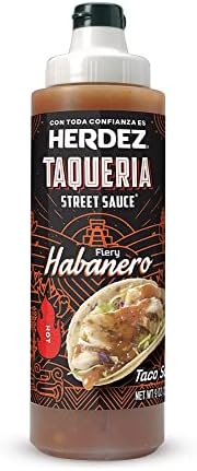 Herdez Taqueria Street Sauce Habanero, 9 Ounce Pack of 8