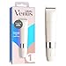 Gillette Venus tondeuse intime femme pour la peau et les poils pubiens, épilation du maillot en douceur, étanche, dotée de la technologie Braun