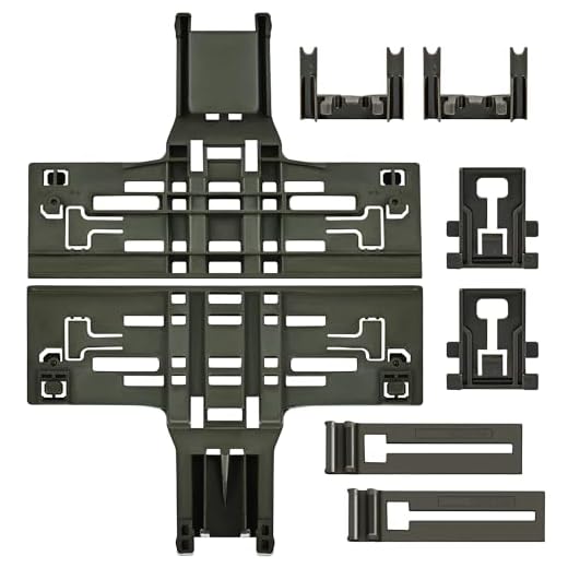 2025 Upgraded WPW10546503 Dishwasher Rack Adjuster Kit For Kitchenaid KDTE334GPS0 KDTM354DSS4 Whirlpool Dishwasher Upper Rack Dishwasher Top Rack Adjuster W10195840 W10195839 W10250160 By Romalon