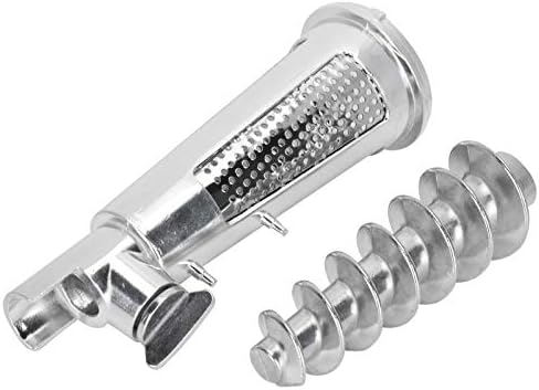 TOPINCN Fruit & Vegetable Strainer Attachment Set, Meat Grinder Tomato Juicer Screw Shaft Filter Sleeve Baffle Accessories for Mixer Attachment