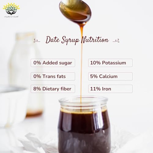 Image of Al Barakah Dates Arabian Date Syrup 800 G|All Natural|No Added Sugar|No Preservatives|Vegan|Plant-Based|Non-Gmo|Khajur|Khajoor|Healthy Sweetener|Natural Sweetness|Nutrient-Rich 400 G Pack Of 2
