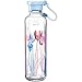 Produktbild LEONARDO HOME Unisex  Erwachsene Flasche IN Giro 500 ml Flower hellblau, 029114