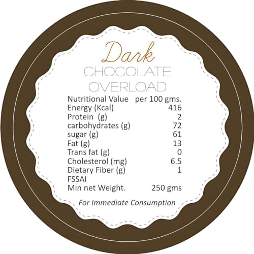 Image of The Crunch Box presents Special Value Pack | Dark Chocolate Overload Gourmet Popcorn | 500gm | Healthy Gourmet Popcorn for all Occassions and Age Groups