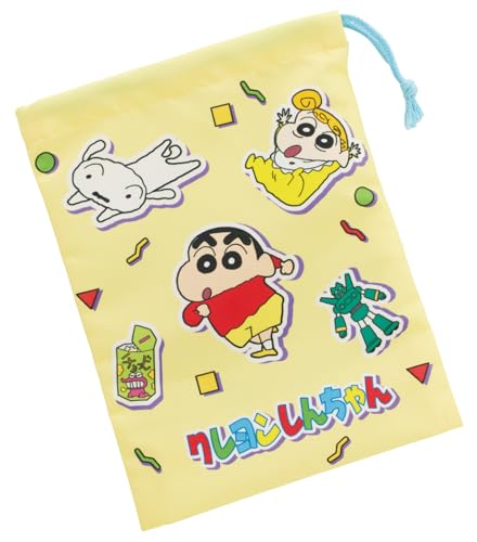 スケーター(Skater) 子供用 コップ袋 巾着 袋 日本製 クレヨンしんちゃん 26 KB63SN-A