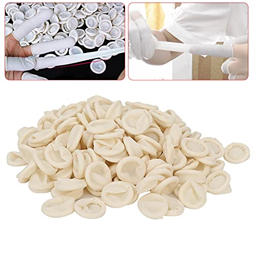 Garosa 300 PCs Descartável Borracha Látex Camas Dedo Capa Alcofas Sem Pó Antiderrapante Anti-Estátic