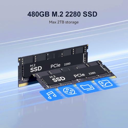 Image of Beelink SER3 Mini PC AMD Ryzen 3 3200U (up to 3.5GHz), 8GB DDR4 480GB PCIE3.0 SSD Mini Computer, Radeon Vega 3 Graphics,1000Mbps LAN, Dual HDMI 4K Display Home-Office PC