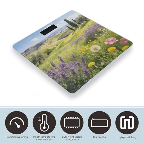 Báscula Digital LZQPOEAS con Pantalla LCD Grande 180 kg miniatura 3