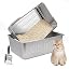 Silver Sifting Pan Stripe