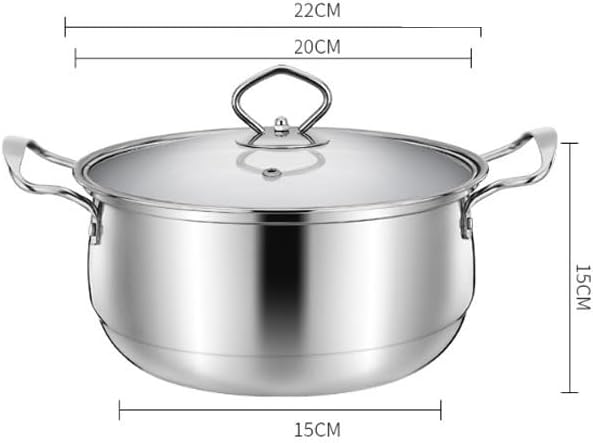 Thick Stainless Steel Composite Bottom Three Piece Cookware Set