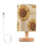 Comodo da montare e usare: non c'è bisogno di installare il paralume, la luce LED senza lampadina e la base con design integrato, può ridurre i noiosi passaggi per assemblare la lampada. Interruttore a pulsante, facile per accendere e spegnere le luci. Cavo di interfaccia USB, plug and play. Collegalo all'alimentatore e funzionerà subito.