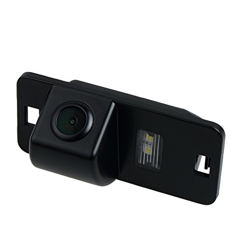 Misayaee Rear View Back Up Reverse Parking Camera in License Plate Lighting Night Version (NTSC) for X1,3/7/5 Series 315 318 320 323 325 E90 E60 E70 E39 E53 X3 X5 X6