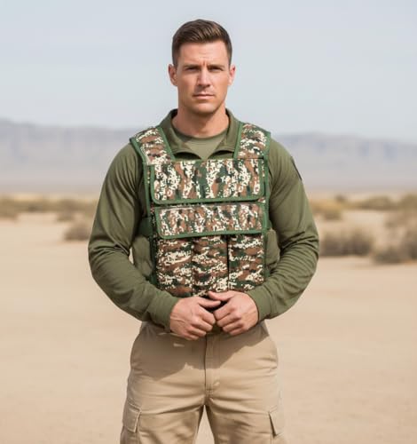 Image of Azad tactical vest for ary with stuff oragnizer and poches