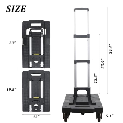 Get 5% Off LIDTOP Folding Hand Truck with 7 Wheels - Image 8