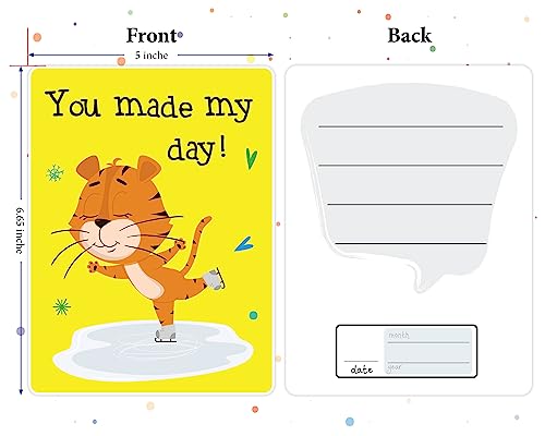 Image of Popcorn Games & Puzzles 28 Appreciation and Gratitude Cards for Kids and Adult | Express Your Inner Gratitude and Heartfelt Messages