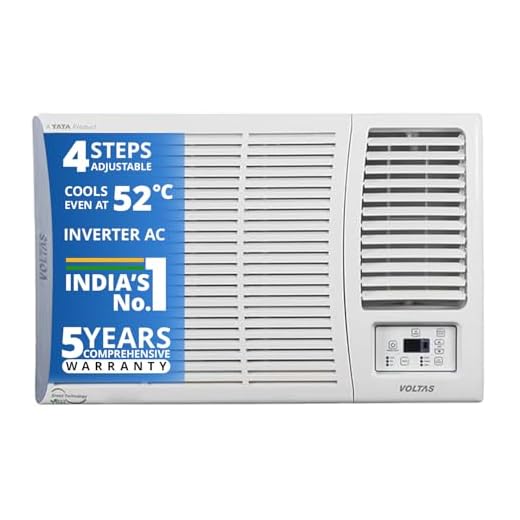 Voltas 1.5 Ton 3 Star, Turbo Mode Window AC (Copper Condenser, Anti-Rust Coating, Anti-Freeze Thermostat, WAC 183 Vectra pearl Window Fixed sp, White)