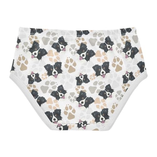 Girls' Underwear Border Collie Dog Cotton Stretch Comfort Toddler Panties2