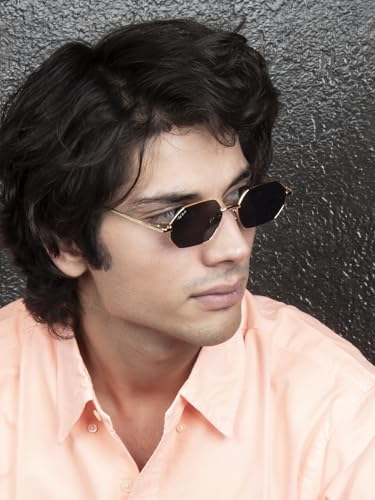 Image of Ted Smith Men's Women's UV Protection Metal Ovlish Sunglasses