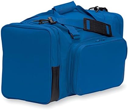 27" Blank Sports Duffle Bag Gym Bag Travel Duffel With Adjustable Strap and Removal Front Compartment (Black)