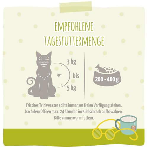 MjAMjAM - Premium Nassfutter für Katzen - Senior - DUO von zarter Ente & Kaninchen, 6er Pack (6x200g), getreidefrei