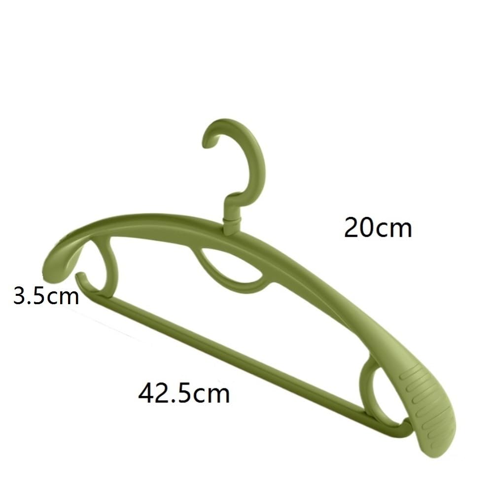 Accueil Cintres À Épaules Larges en Plastique Épais, Standard Antidérapants Rotatifs 360 Degrés Les Essentiels De La Garde-Robe(Yellow)