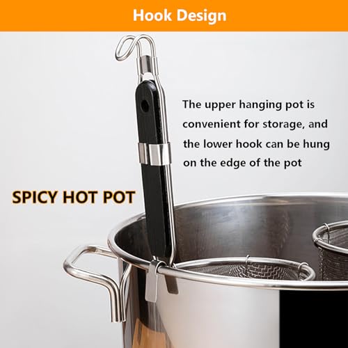 Generico Pentola per zuppa Multifunzionale con colino, cuocipasta Commerciale in Acciaio Inox con 3/4 cestelli per bancarelle di Cibo, Ristorante - Spaghetti, Ravioli, Verdure, pentola Calda, cuociuo