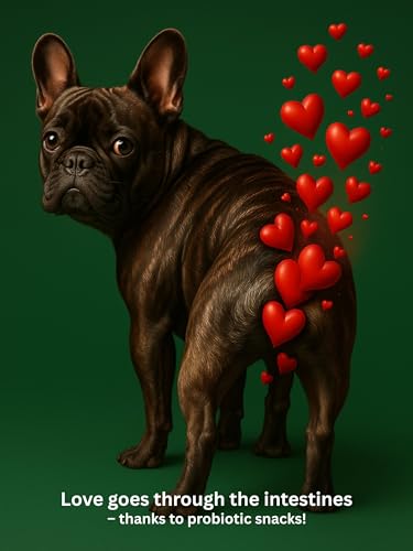 Dr. Flex Hundeleckerli Probiotika für Hunde 60 Soft-Chews mit Kolostrum, Bierhefe, Lachsöl, Cichorée, Enterococcus faecium für Verdauung, gesunde Darmflora Hund, Immunsystem und Wohlbefinden