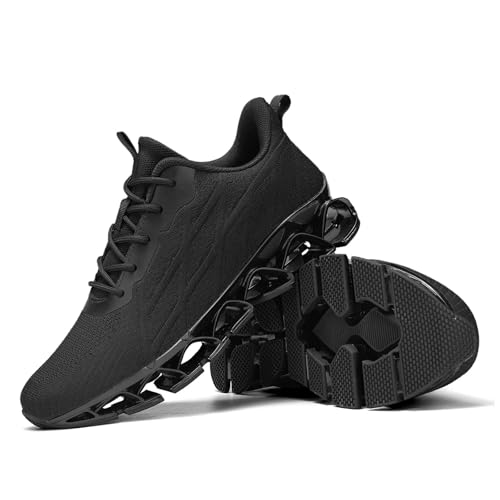 Image of Mens Running Shoes Casual Sport Athletic Fashion Walking Sneakers Lace up Blade Non Slip Breathable Mesh