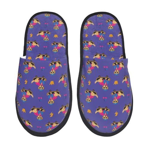 Labrador Retriever Dog Print House Slippers For Women And Men,Soft Slippers With Memory Foam,Non-Slip Indoor Home Shoes