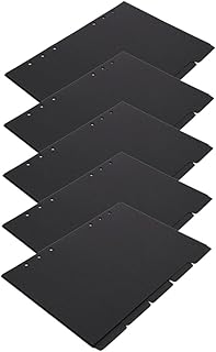 Gogogmee 5 Peças Divisores De Etiquetas Blocos De Notas Caderno De Notas Livro Fichário Clipes Fichário Abas Pegajosas Abas Bloco De Notas Divisórias Fichário Divisória Abas Fichário Placa