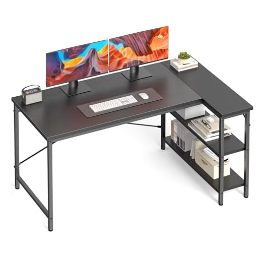 DUMOS L Shaped Desk for Home Office
