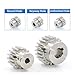 1Pc 304 Stainless Steel Spur Gear 1.5 Module 12T-25Teeth .5M Positive Motor Boss Straight Tooth Industrial Drive(25 Teeth)