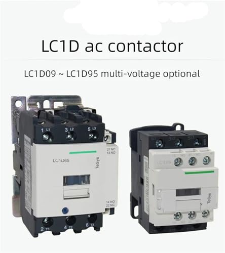 Contacteur tripolaire 380V LC1D32 pour éviter les surcharges du moteur 3 phases - 3