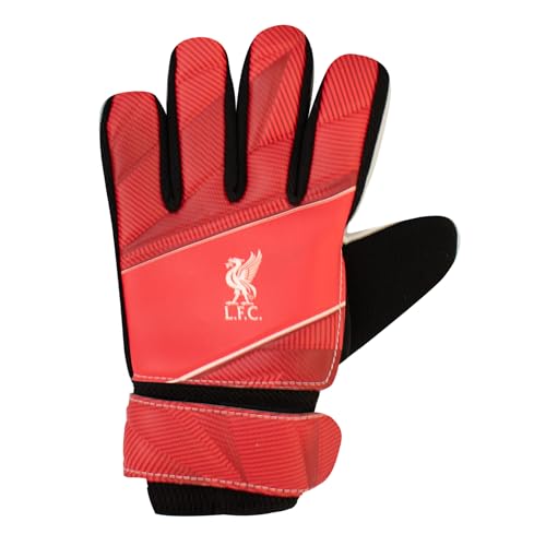 Hy-Pro Officially Licensed Liverpool FC Goalkeeper Gloves - Youth, Fuse Design, Goalie, with Strong Palm Girp for High Performance, Boys and Girls - Image 2