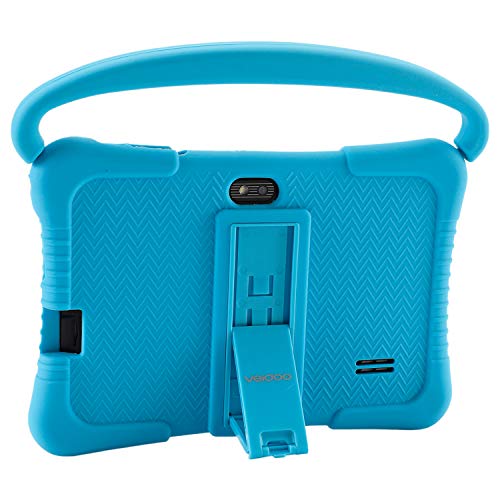7 inch Kids Tablet PC Case, Silicone Cover with Handle and Kickstand Compatible with TOPELOTEK 7, HENGKE 7, Dragon Touch Y88X Plus, Tagital 7 T7K, Contixo Kids Tablet K2 K3 Q88 (Blue) - Thumbnail 6