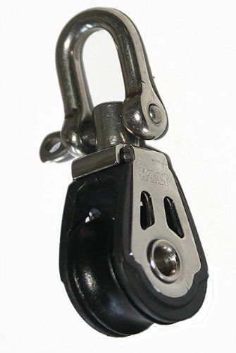 Nautos #HT 2020SC-DYNAMIC LINE 20 MM -Single Swivel- 20 mm sheave-Heavy Duty Characteristics.Sailboat Block