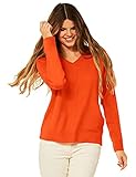 pimiento naranja recetas Cecil - Jersey con cuello en V y textura