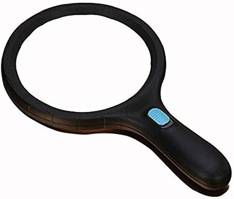 Loupe avec lumière pour la lecture du soir et l'exploration de précision