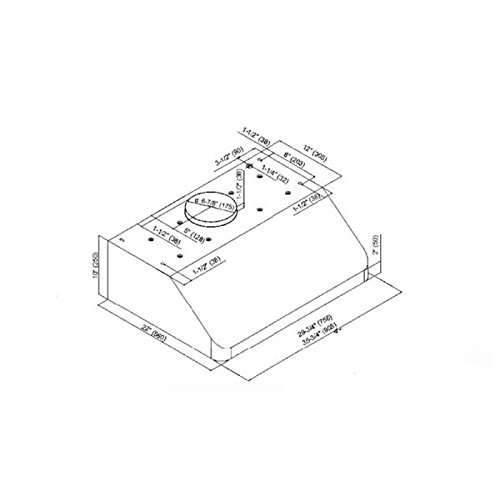 Zline 36" Ducted Under Cabinet Range Hood In Stainless Steel (623-36) #TOP7