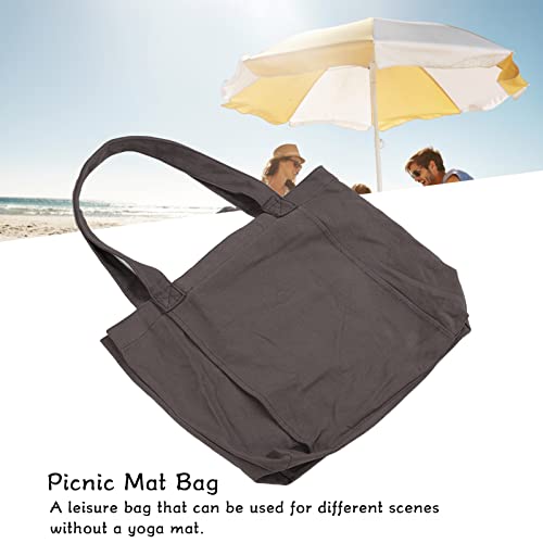 Yoga Mat Carrier Tote Bag, Large Capacity Portable Shoulder Bag with Side Sleeves Zip Pocket, Multi Scene Gym Beach Travel Organizer4