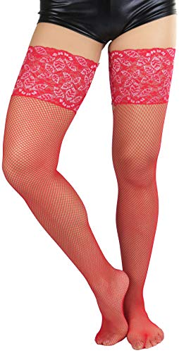 Image of ToBeInStyle Women's Thigh Highs With Smooth Silicone Lace