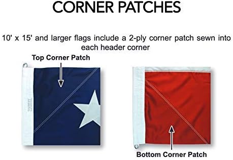 Eder Flag - Endura-Nylon with Vertical Stitching & Reinforced Corners - Proudly Made in The USA - Durable - Fade-Resistant - All Weather Durable Heavy Duty Open Weave (20 x 30)
