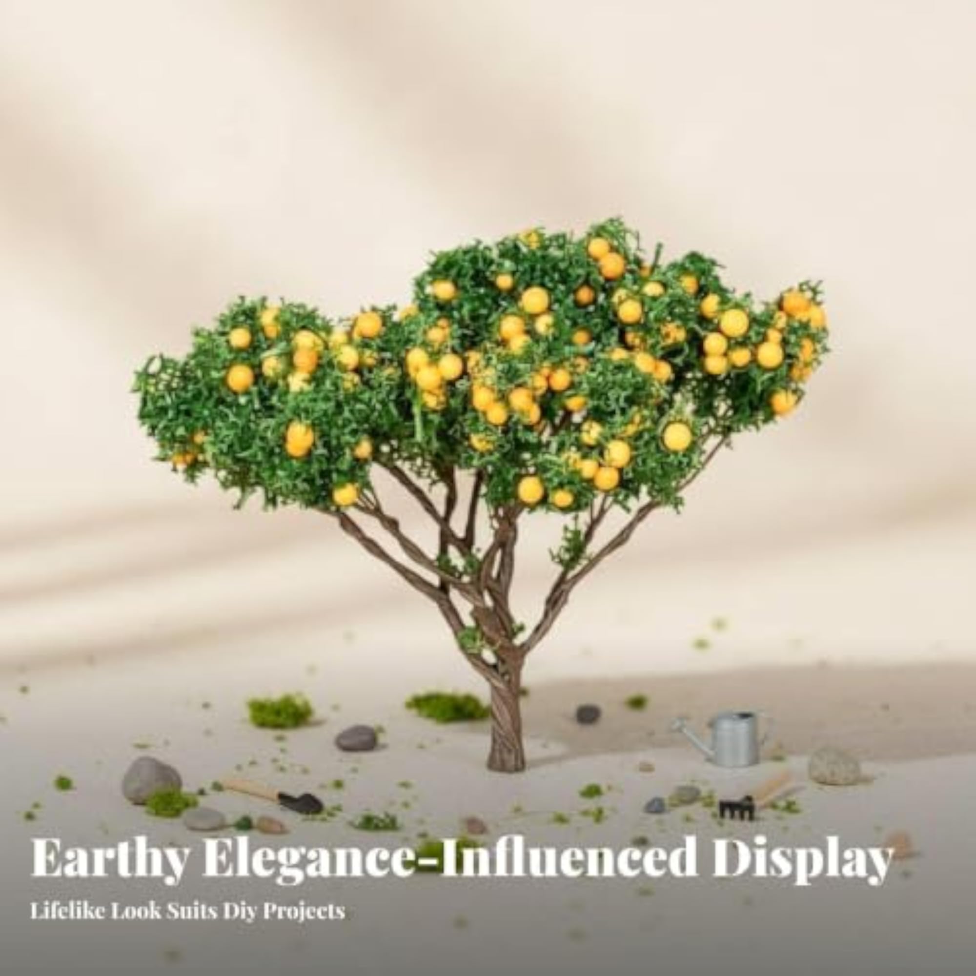 Miniature DIY Artificial Fruit Tree Model for Micro Landscapes